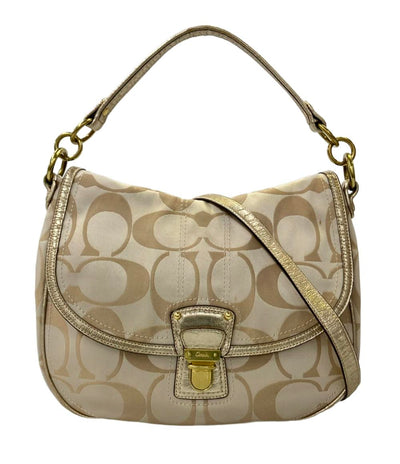 COACH 2way ショルダーバッグ 肩掛け 斜め掛け ラージシグネチャー 18986 レディース コーチ