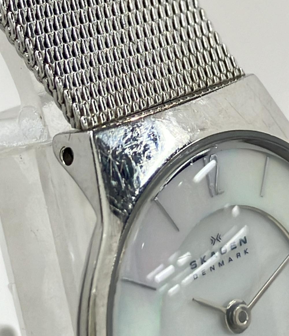 スカーゲン ③-170  602 SKAGEN腕時計 クオーツ シェル 233XSSS レディース