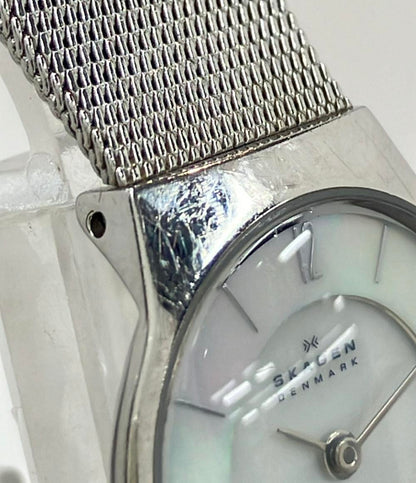 スカーゲン ③-170  602 SKAGEN腕時計 クオーツ シェル 233XSSS レディース