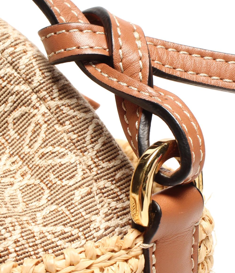 美品 ロエベ ショルダーバッグ 斜め掛け かごバッグ レディース LOEWE