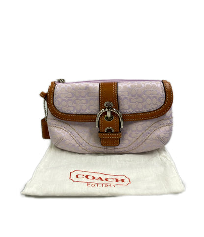 COACH アクセサリーポーチ ソーホー ミニシグネチャー レディース コーチ