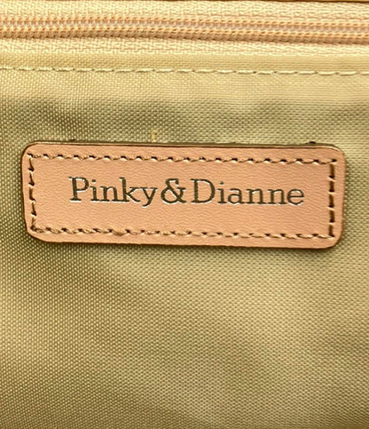 Pinky&Dianne 2way ボストンバッグ ショルダーバッグ 斜め掛け ロゴ レディース ピンキー＆ダイアン