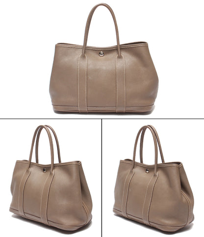 HERMES ハンドバッグ □K刻印 シルバー金具 ガーデンパーティTPM レディース エルメス