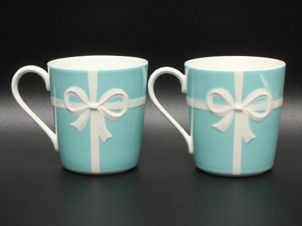 美品 TIFFANY&Co. マグカップ 2点セット ペア ブルーボックス ティファニー