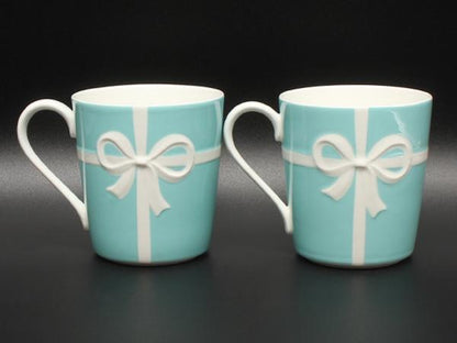 美品 TIFFANY&Co. マグカップ 2点セット ペア ブルーボックス ティファニー