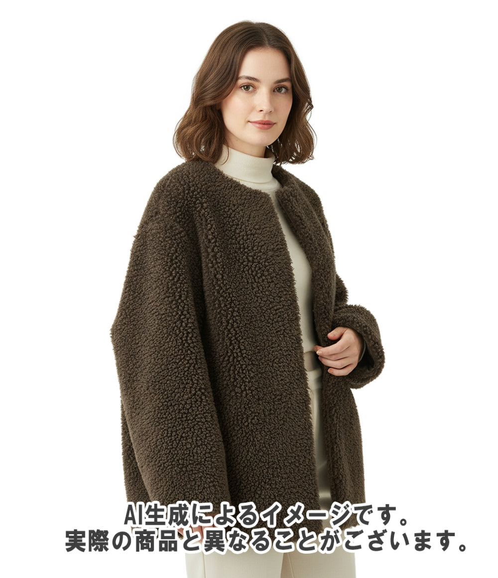 美品 IENA シープスキン ファームートンコート 25020900003030 レディース SIZE F (M) イエナ