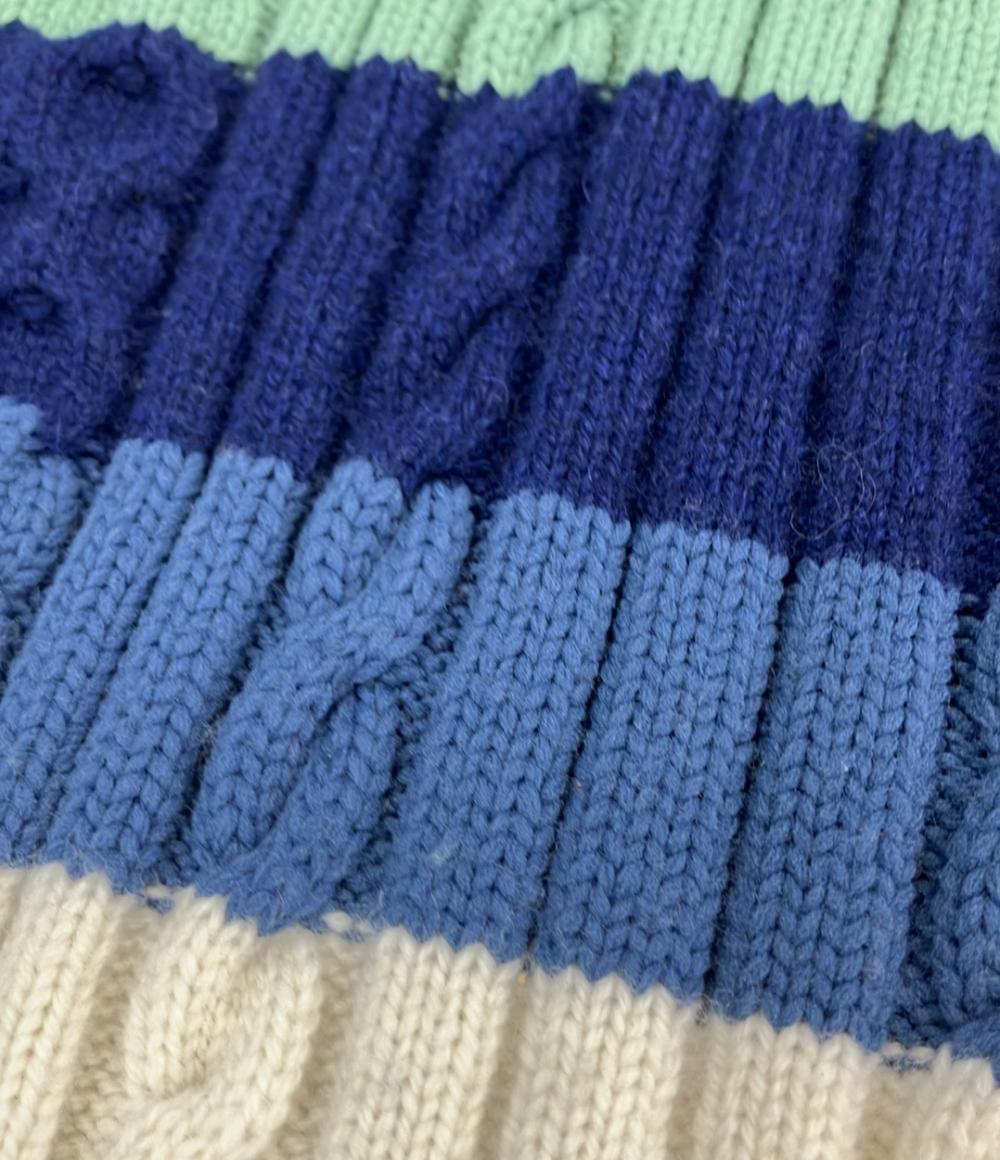 美品 MAISON KITSUNE 長袖ニット セーター NM00804KH0001 メンズ SIZE M メゾンキツネ