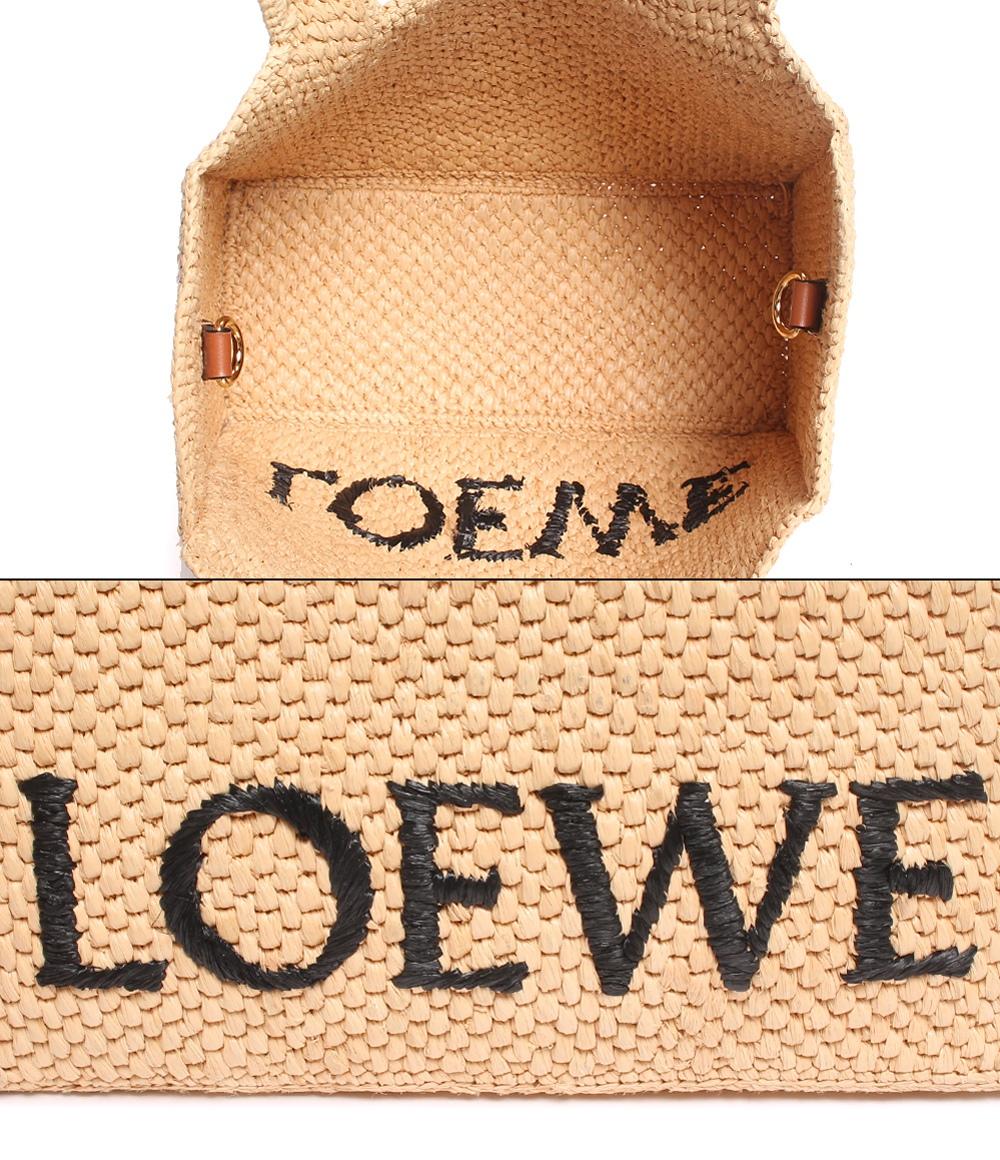 ロエベ 2wayハンドバッグ かごバッグ ナチュラル ロエベフォント トート スモール ラフィア A685B59X03 レディース LOEWE