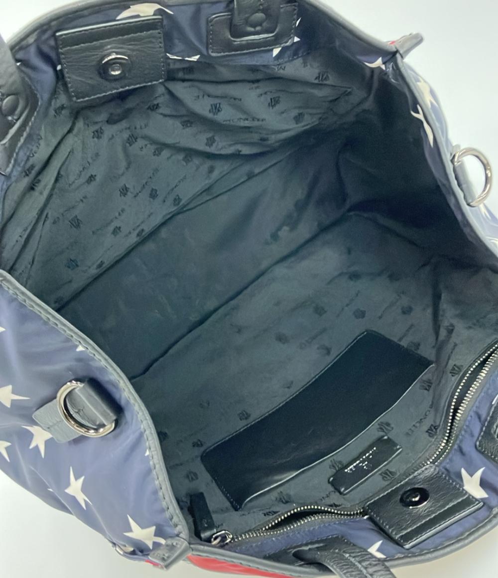 モンクレール ペイズリースター柄ナイロントートバッグ メンズ MONCLER