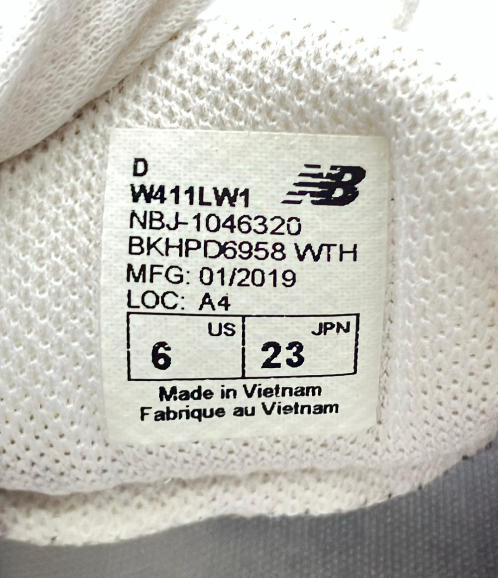 NEW BALANCE ローカットスニーカー ランニングシューズ ウォーキングシューズ 411 TechRide W411LW1 レディース SIZE 23.0 ニューバランス