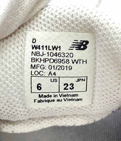 NEW BALANCE ローカットスニーカー ランニングシューズ ウォーキングシューズ 411 TechRide W411LW1 レディース SIZE 23.0 ニューバランス