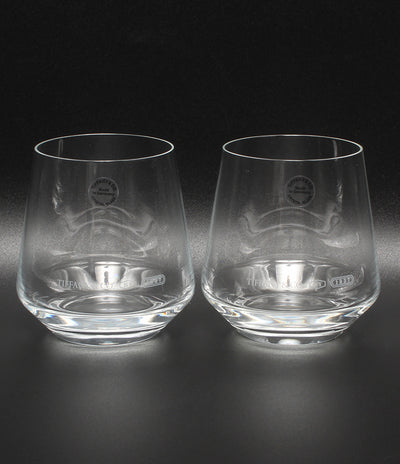 美品 Tiffany & Co. グラス タンブラー 2点セット ペア 1837 ティファニー