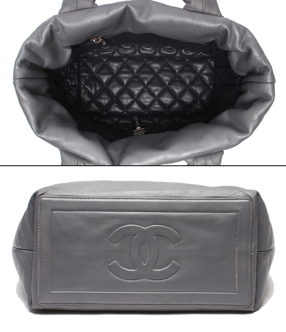 CHANEL ハンドバッグ トートバッグ シルバー金具 14番台 コココクーン レディース シャネル