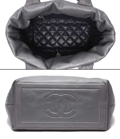 CHANEL ハンドバッグ トートバッグ シルバー金具 14番台 コココクーン レディース シャネル