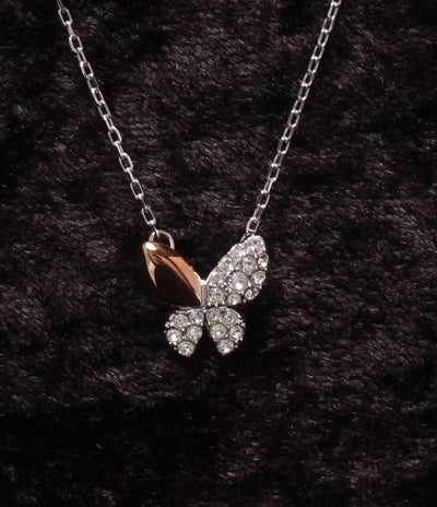 美品 SWAROVSKI ネックレス バタフライモチーフ 蝶モチーフ 5129693 レディース スワロフスキー