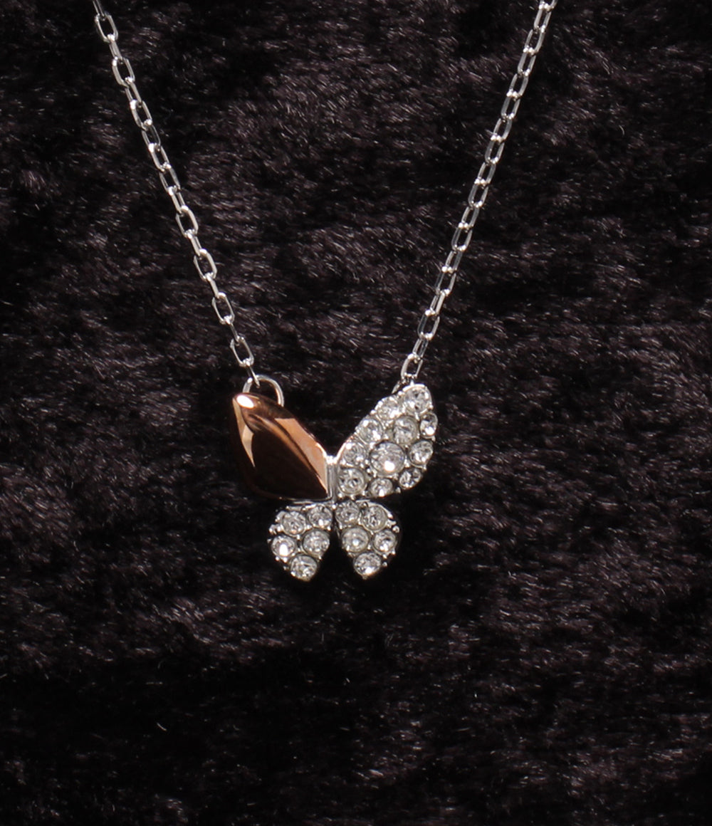 美品 SWAROVSKI ネックレス バタフライモチーフ 蝶モチーフ 5129693 レディース スワロフスキー