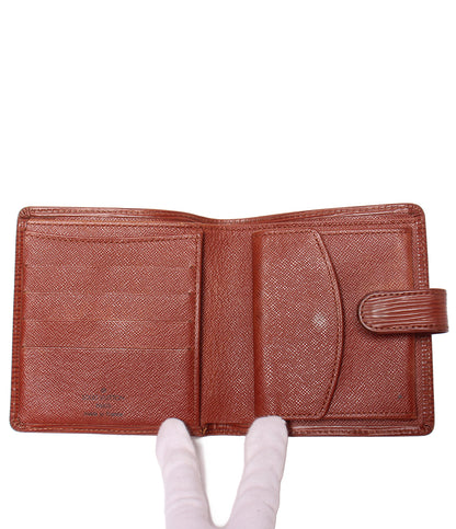 LOUIS VUITTON 二つ折り財布 ポルト ビエ コンパクト エピ M63553 メンズ レディース ルイ・ヴィトン