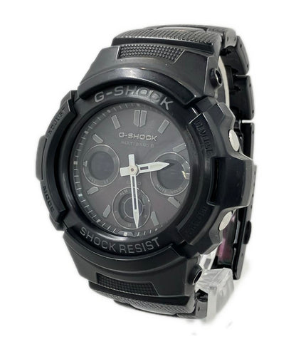 CASIO 腕時計 G-SHOCK ソーラー ブラック AWG-M100BC メンズ カシオ