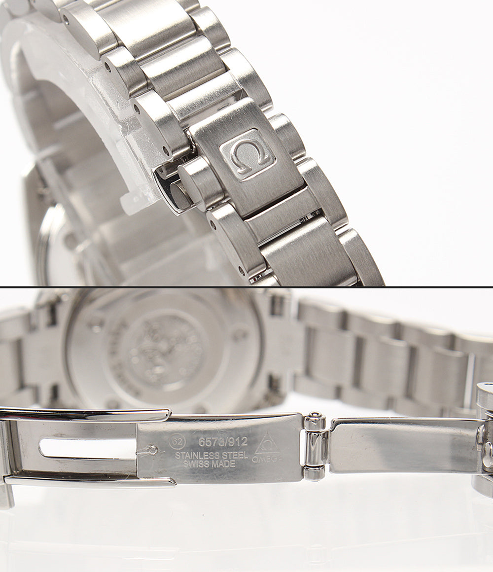 OMEGA 腕時計 シーマスター アクアテラ クオーツ ブラック 2577.50 レディース オメガ