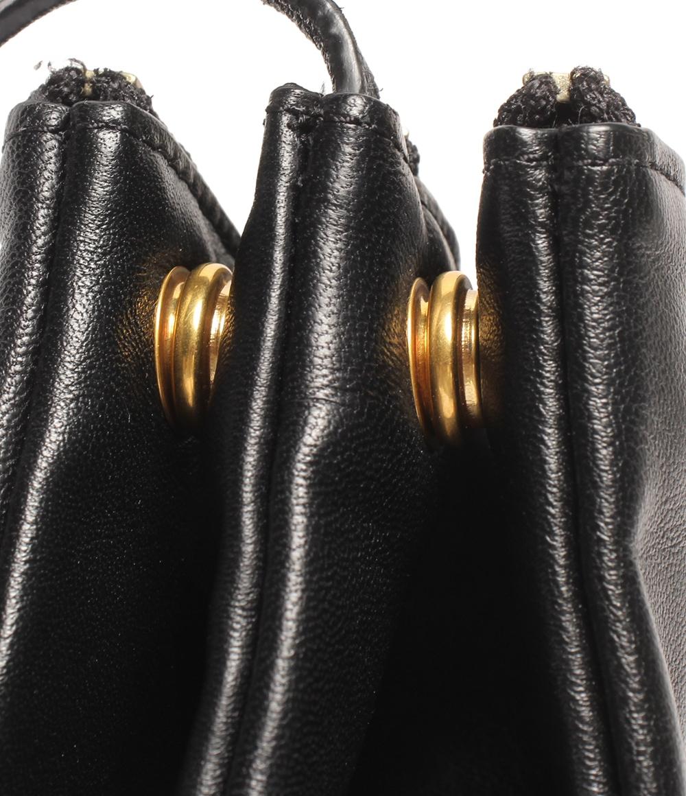 CELINE ショルダーバッグ 斜め掛け ゴールド金具 トリオ レディース