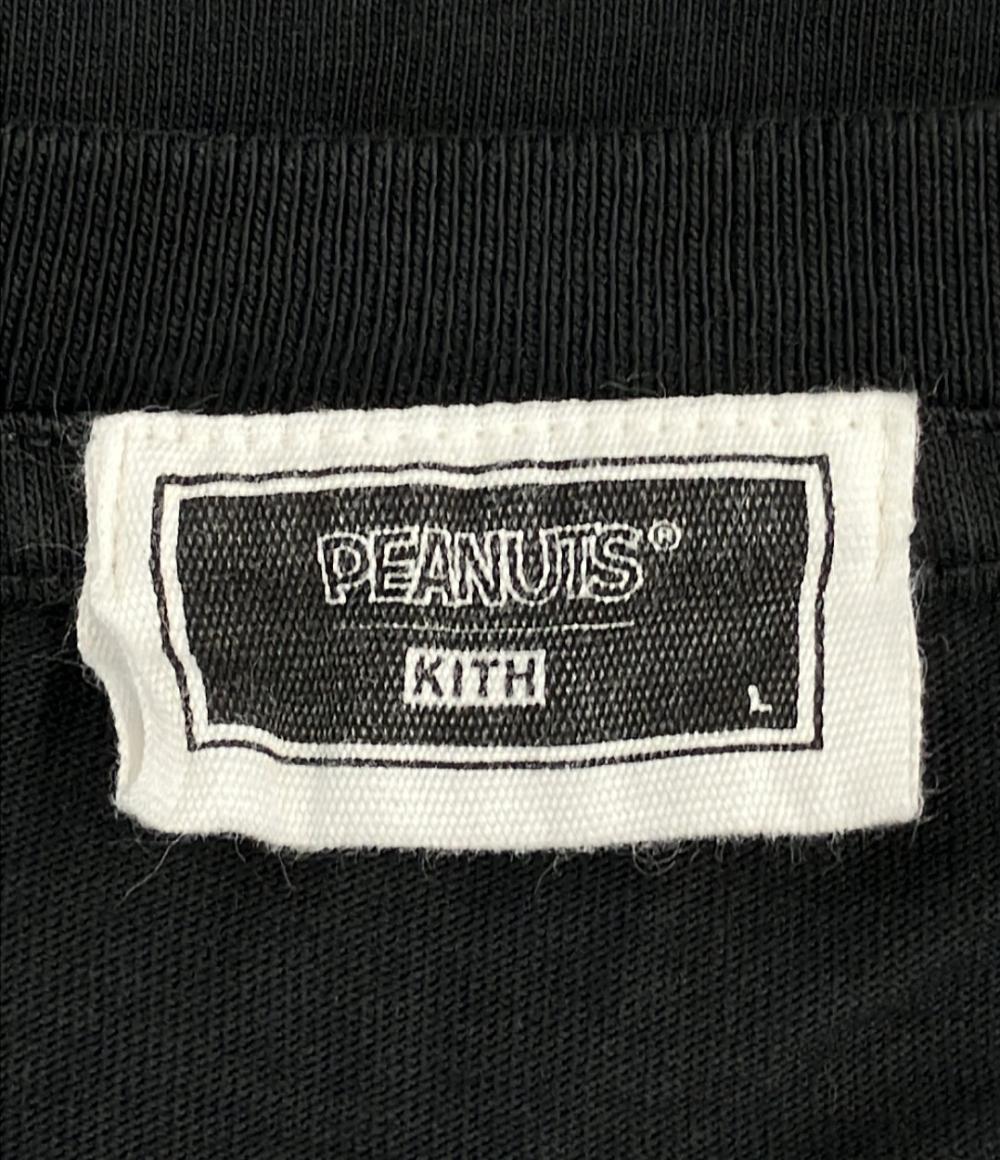 美品 キス Peanuts 半袖Tシャツ×Snoopy メンズ SIZE L KITH ピーナッツ