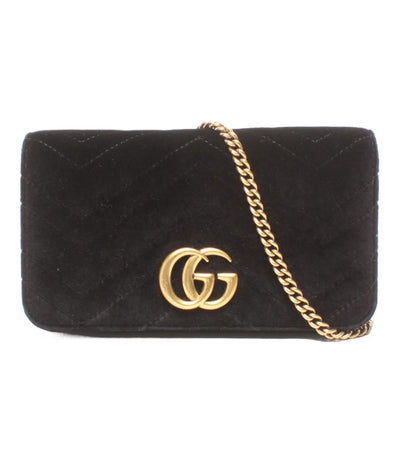 グッチ 2way クラッチバッグ チェーンショルダーバッグ 斜め掛け GGマーモント 488426 525040 レディース GUCCI
