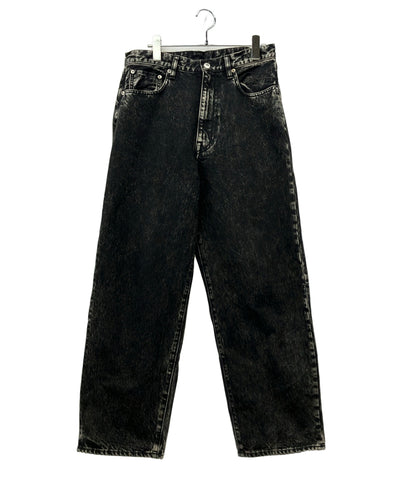 URU デニムパンツ ジップアップ ケミカルウォッシュ加工 COTTON DENIM - 5 POCKET PANTS TYPE C 23fcd01c メンズ SIZE 1 (S) ウル