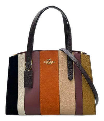 コーチ 2WAY ハンドバッグ ショルダーバッグ 斜め掛け チャーリー キャリーオール 76086 レディース COACH