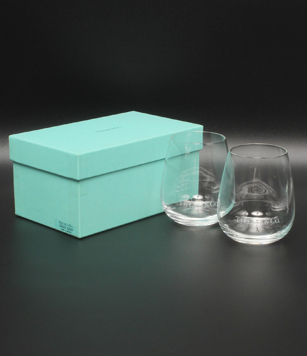 Tiffany & Co. グラス タンブラー 2点セット ペア TCO ティファニー