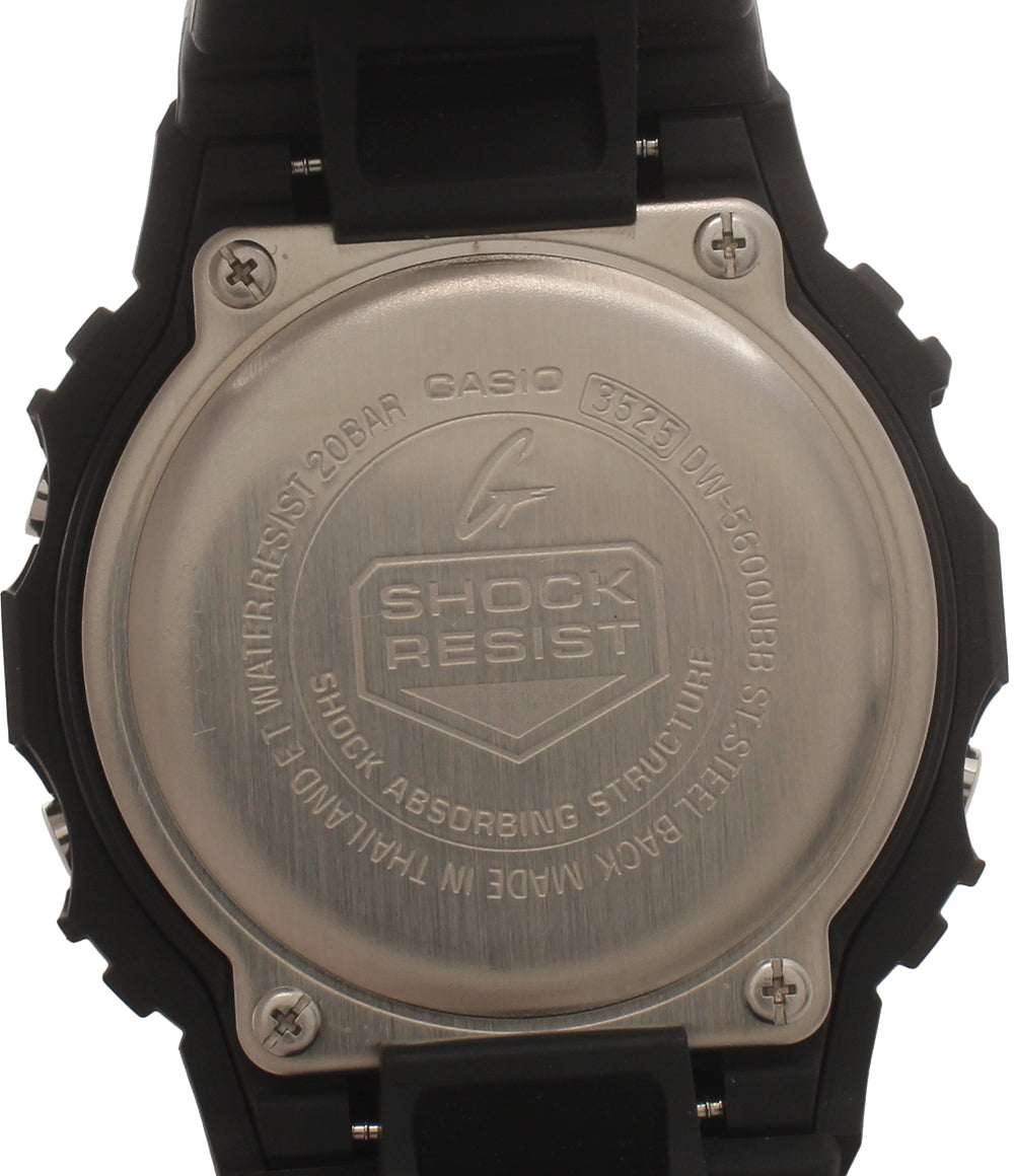 美品 CASIO 腕時計 ソリッドカラーズ G-SHOCK クオーツ DW-5600UBB レディース メンズ カシオ