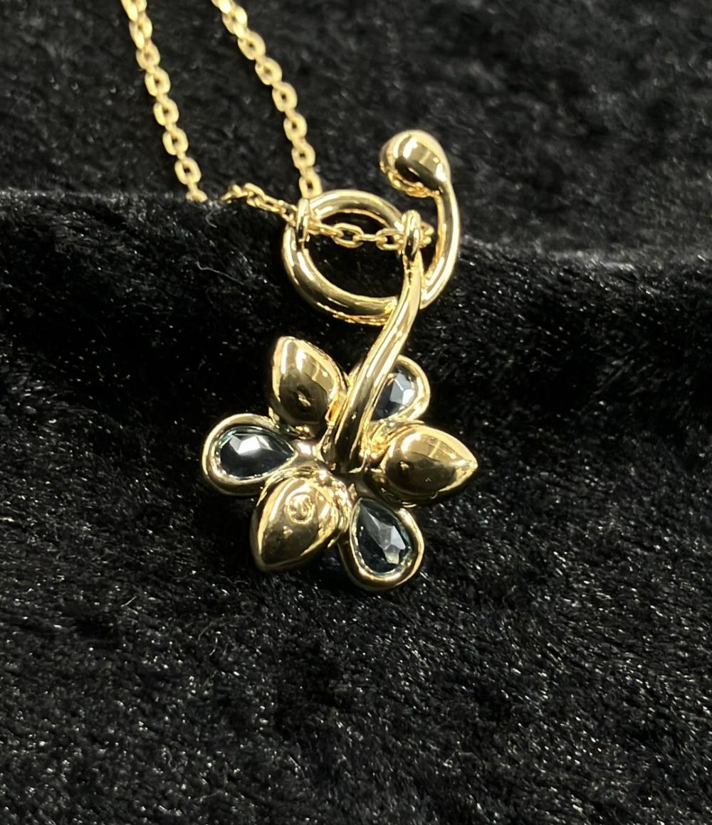 美品 スワロフスキー ネックレス フラワーモチーフ レディース SWAROVSKI