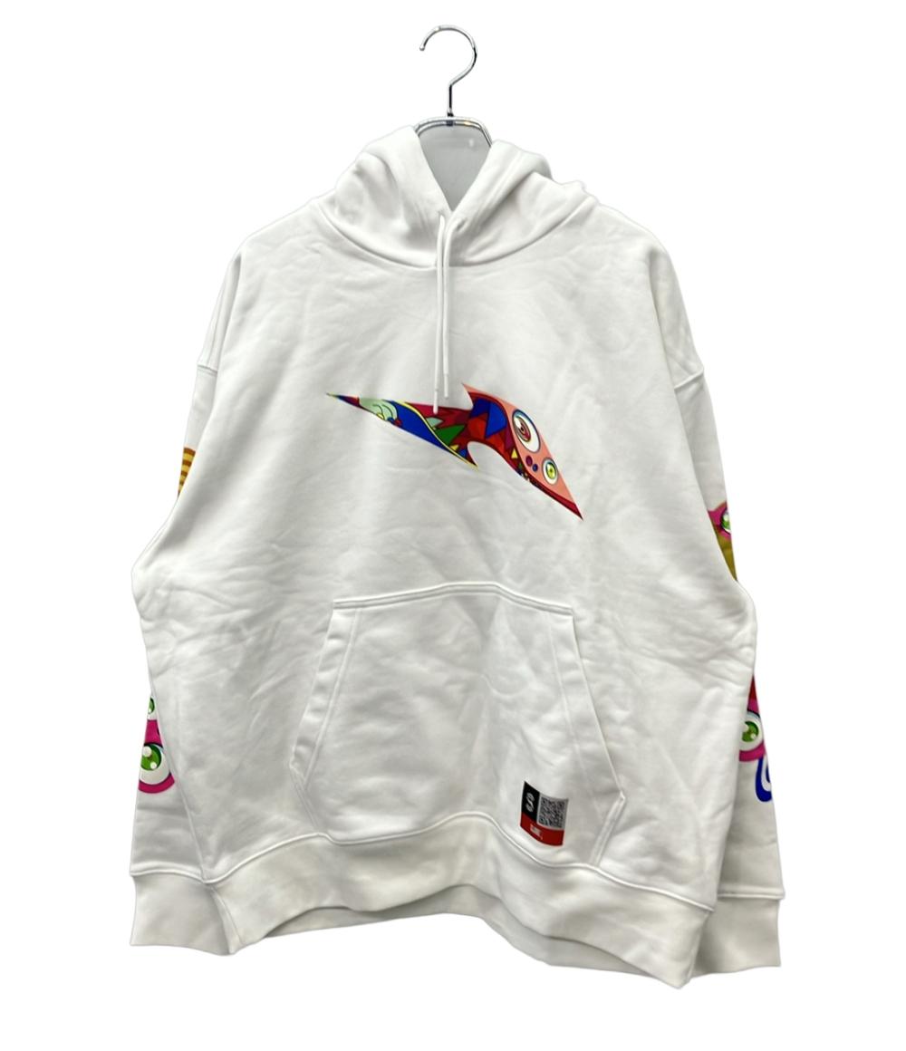 美品 NIKE パーカー スウェット  RTFKT×村上隆 DNA Hoodie V2 WH L タグ付き SIZE L ナイキ