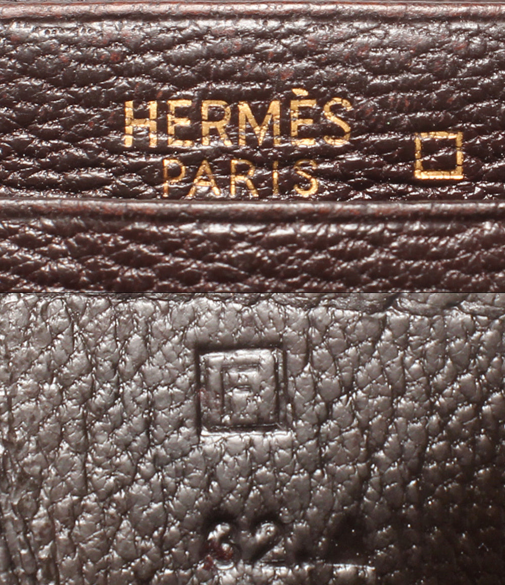 HERMES 長財布 ゴールド金具 □F刻印 クロコダイル アリゲーター