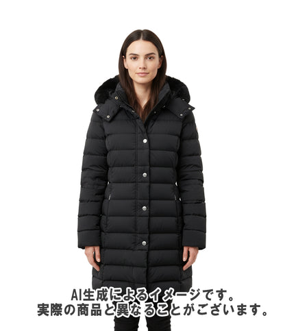 CAPEHORN ダウンコート SANTACRUZ ECOFUR ダウンジャケット アウター ファー付き ミディアム丈 2023AW 52572 レディース SIZE 44 (L) ケープホーン