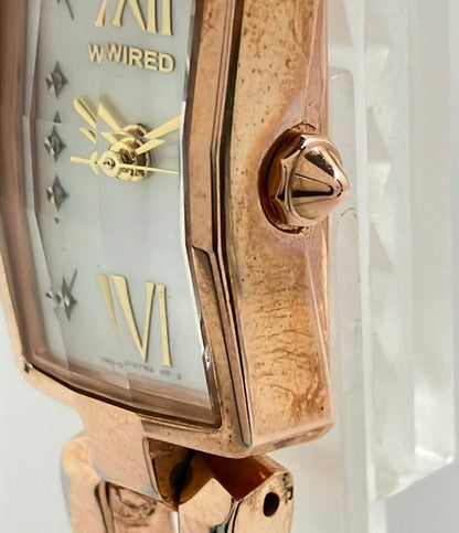 セイコー 腕時計 WIRED ワイアード クオーツ シェル 1N01-0MT0 レディース SEIKO