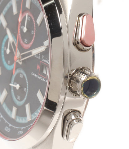 美品 Paul Smith 腕時計 クオーツ ネイビー系 PS0110012 メンズ ポール・スミス