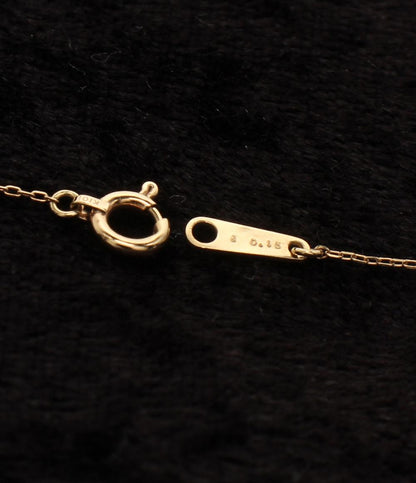 美品 ミルフローラ ネックレス K10 ダイヤ 0.15ct レディース Milluflora