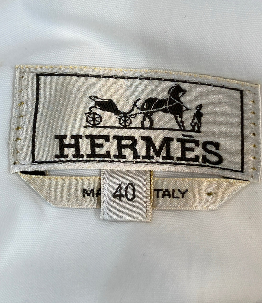 訳あり HERMES デニムパンツ ボタンフライ レディース SIZE 40 (M) エルメス