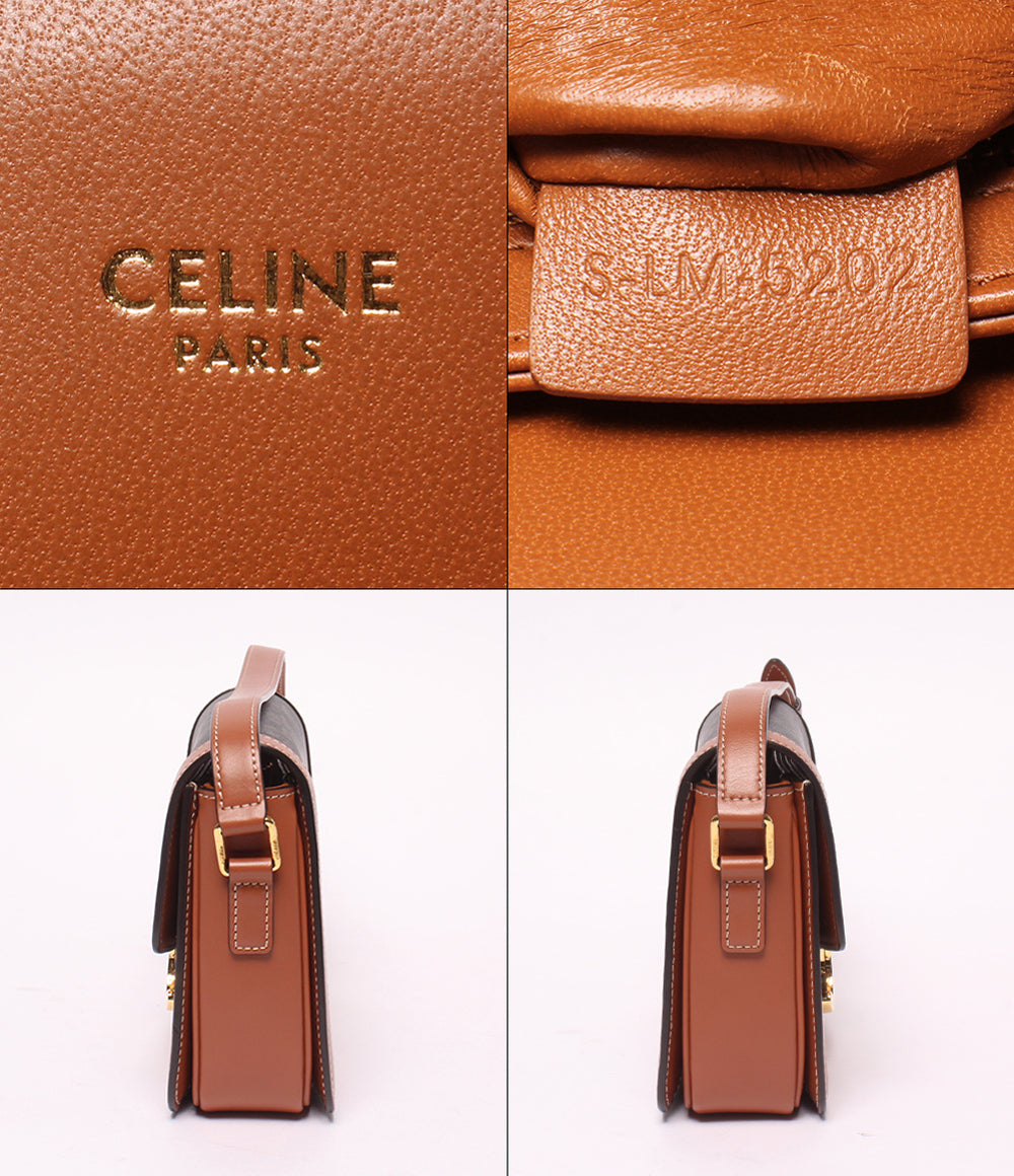 美品 CELINE ショルダーバッグ 肩掛け 斜め掛け ティーン トリオンフ レディース セリーヌ