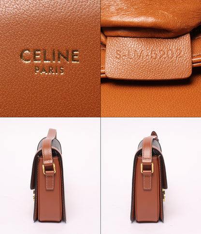 美品 CELINE ショルダーバッグ 肩掛け 斜め掛け ティーン トリオンフ レディース セリーヌ