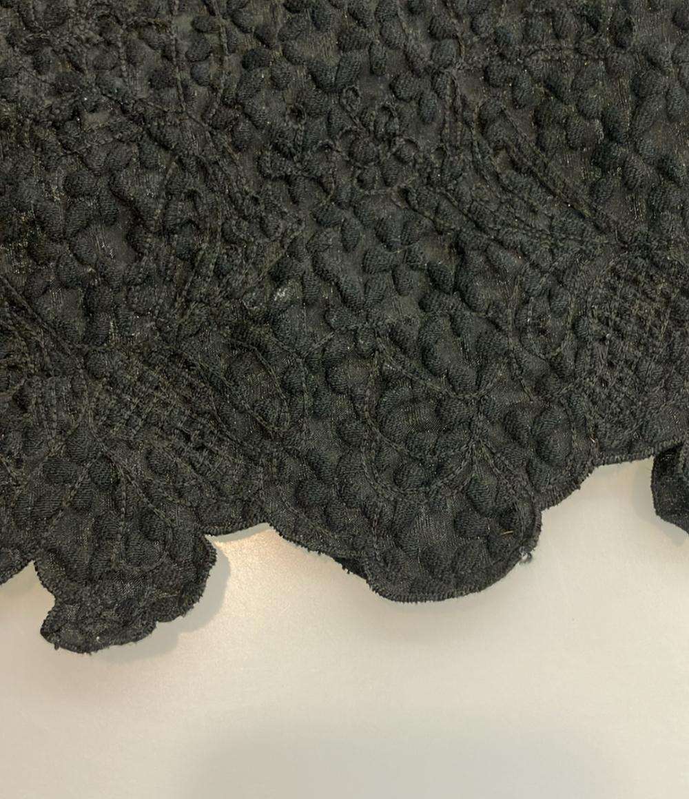 CECILIE BAHNSEN ショートパンツ ジャカード 花模様 フェミニン 1577-343-9068 レディース SIZE 8 (M) セシリー バンセン