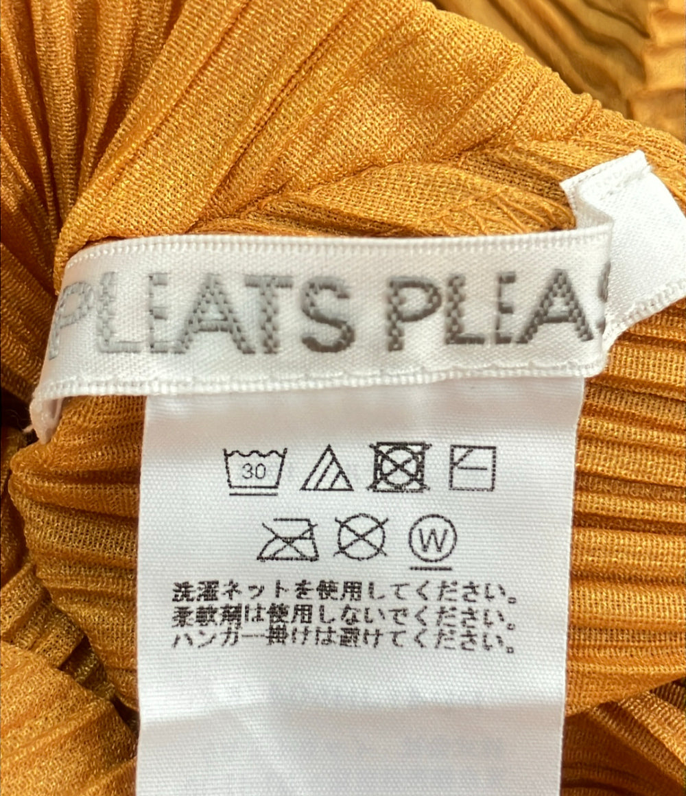 美品 PLEATS PLEASE プリーツ半袖ワンピース PP41JH5045 レディース プリーツプリーズ す