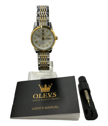 オレブス 腕時計 クオーツ シルバー 5008L レディース OLEVS