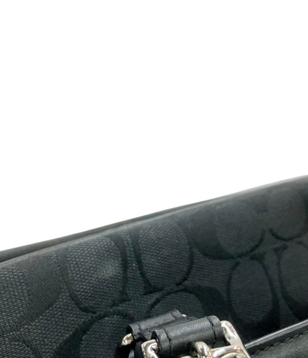 COACH ハンドバッグ ミニボストンバッグ キャンバス レザー