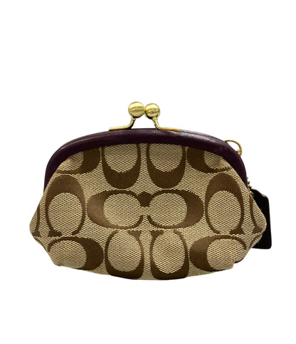 COACH コインケース がま口 シグネチャー レディース コーチ