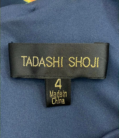 TADASHI SHOJI ボタニカル柄 ケープドレス レディース SIZE 4 タダシショージ