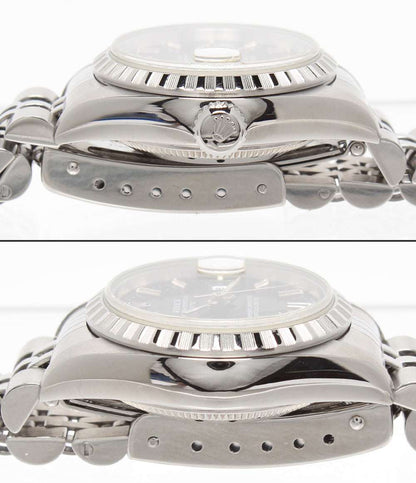 ROLEX 腕時計 オイスターパーペチュアル デイト 自動巻き ブラック 69240 レディース ロレックス