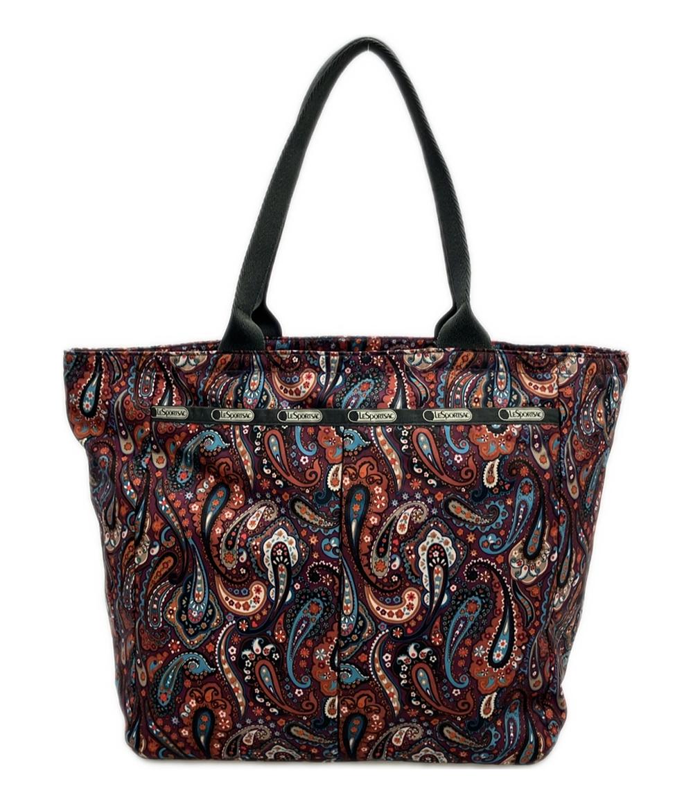 美品 LeSportsac トートバッグ ペイズリー柄 レディース レスポートサック