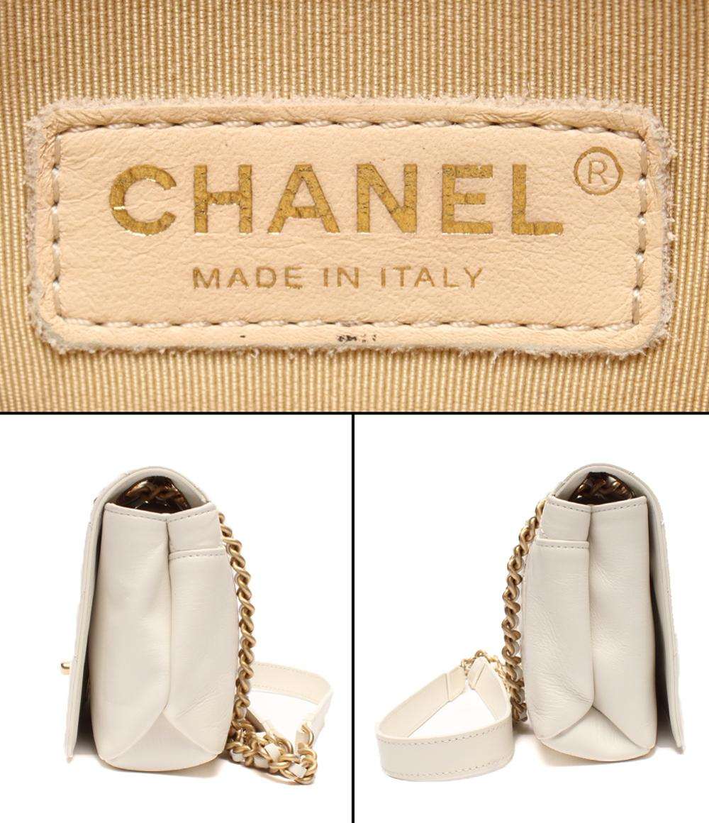 CHANEL ショルダーバッグ 肩掛け ゴールド金具 マトラッセ シングルフラップ シングルチェーン レディース シャネル