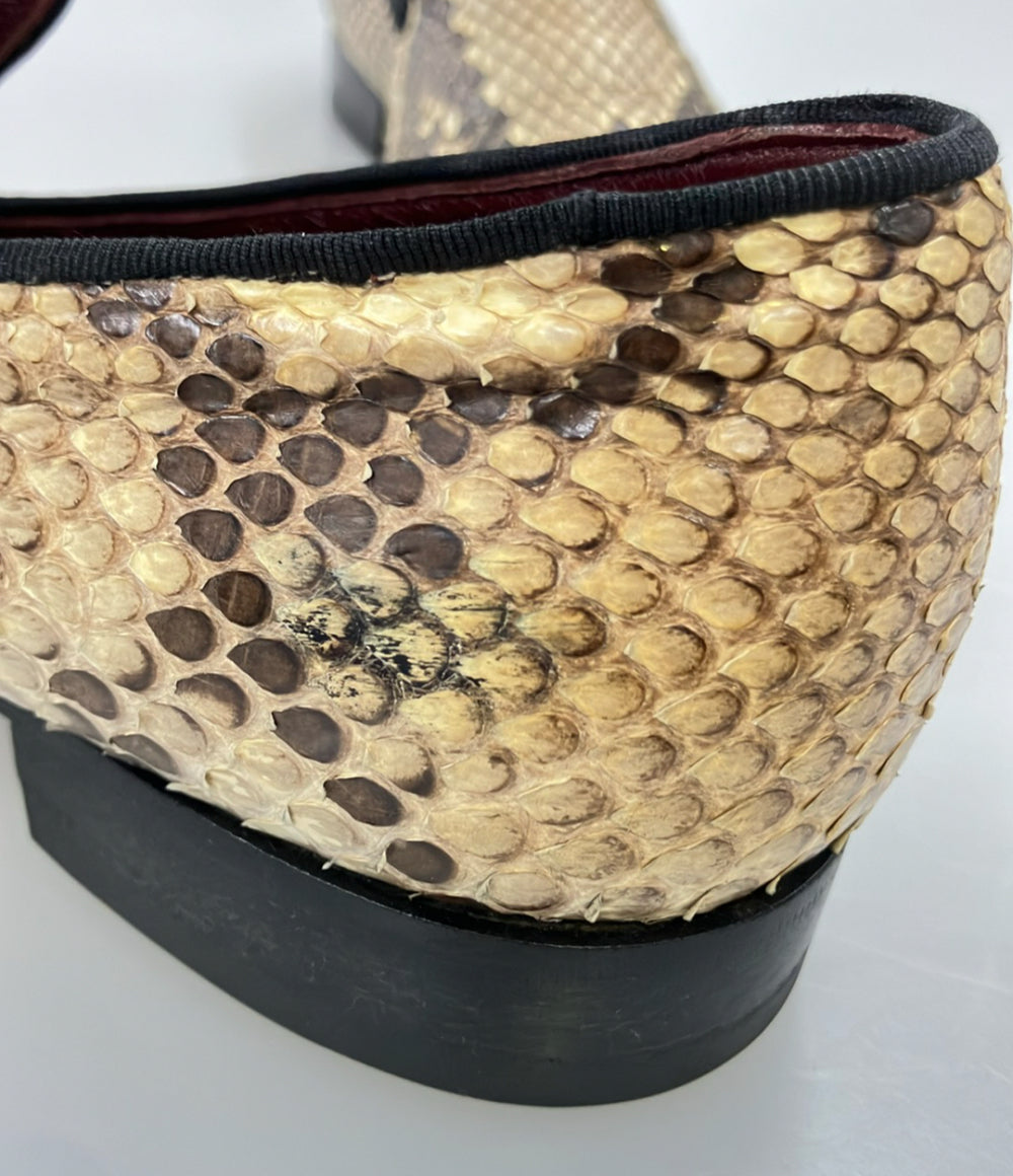 CELINE ローファー パイソン柄 レディース SIZE 35 1/2 (22.5cm